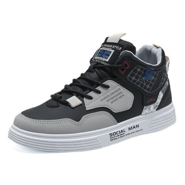 High-top casual slip-on sneakers-dc6006