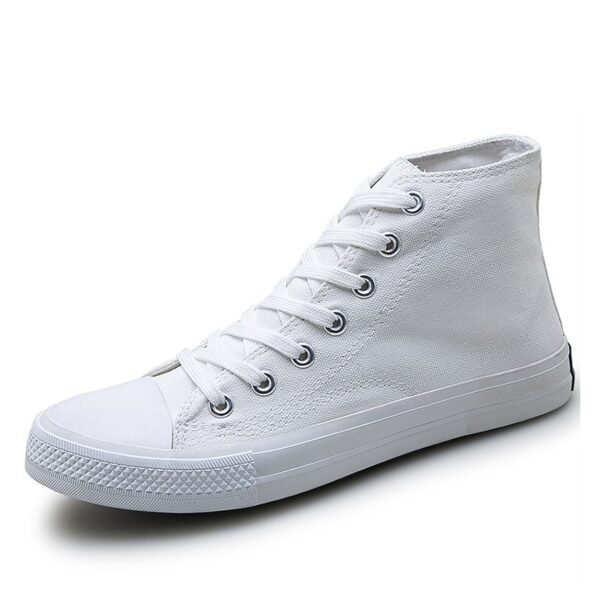 Fashion High Top Canvas Shoes for Girls Boys Classic Casual Tennis-6203