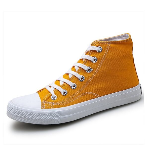 Fashion High Top Canvas Shoes for Girls Boys Classic Casual Tennis-6203