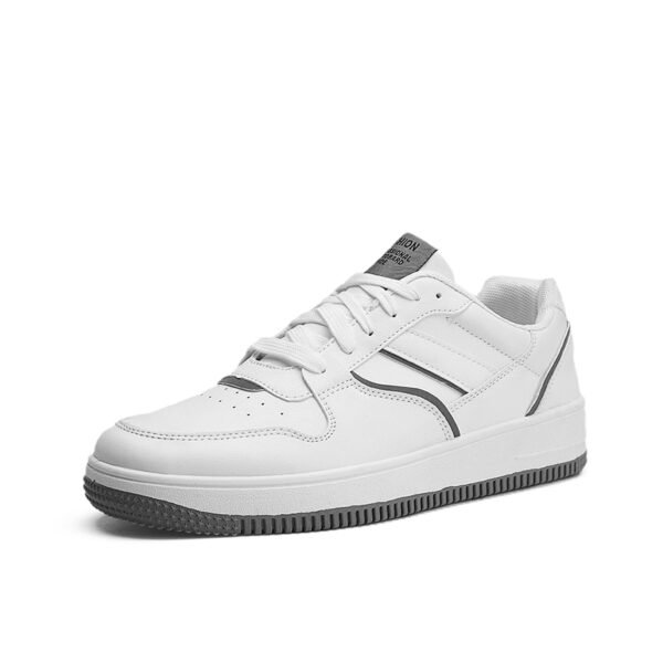 flat bottom casual shoes breathable soft soles four seasons comfort outdoor walking shoes fashion thick soled board shoes-k039